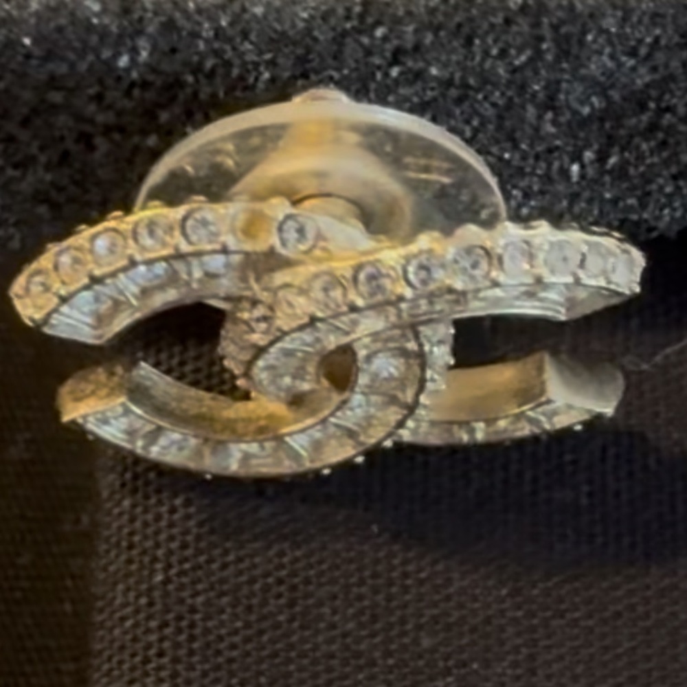 Authentic CHANEL CC Earrings - Picture 5 of 5
